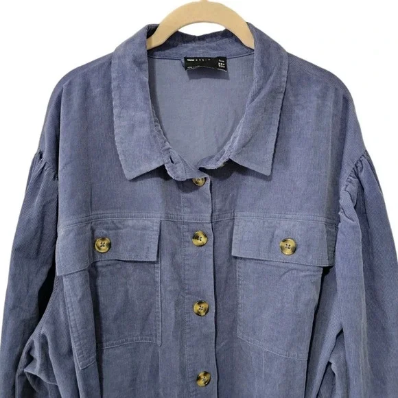 ASOS Curve Purple Long Sleeve Dress - Picture 4 of 9